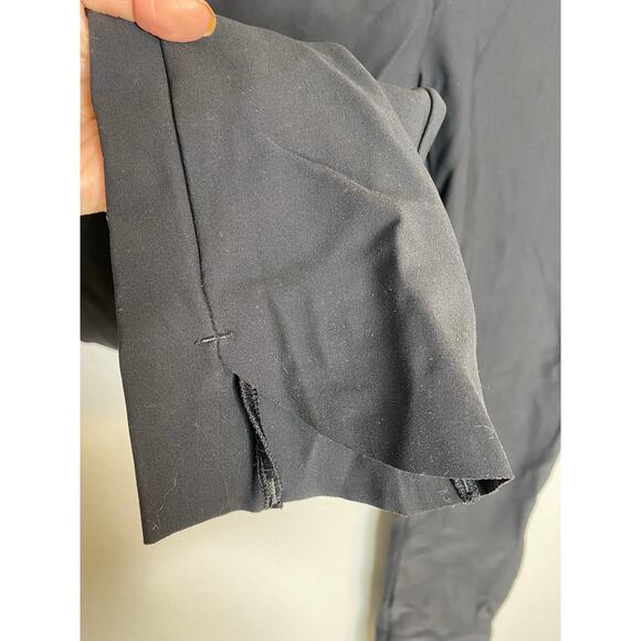 Athleta Black Front-Zip Stellar Crop Pants S - Picture 7 of 12